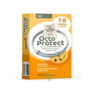 Octo Protect Collier Anti puces et tiques chat