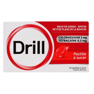 DRILL pastille à sucer 24 pastilles