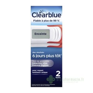 Clearblue Test Grossesse digital ultra précoce boite de 2