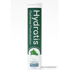 hydratis arome menthe 20 pastilles effervescentes