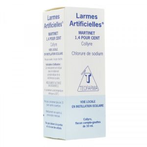 LARMES ARTIFICIELLES MARTINET 1,4% collyre