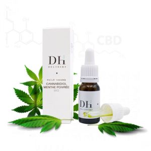 Delihemp CBD huile 10% 1000mg menthe poivrée