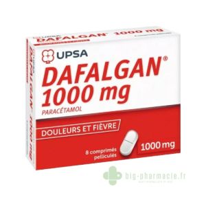 Dafalgan 1g 8 comprimés pelliculés