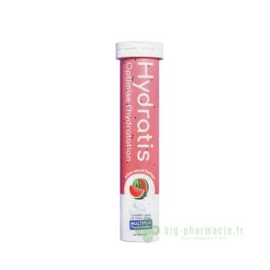 Hydratis Pastille Hydratation Saveur pastèque – Électrolytes & Oligoéléments Essentiels