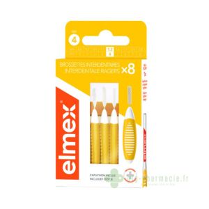 Elmex Brossettes Interdentaires iso4, boite de 8