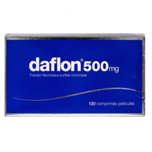 DAFLON 500 mg, comprimé pelliculé