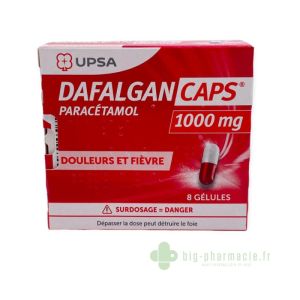Dafalgancaps 1000mg gélule boite de 8