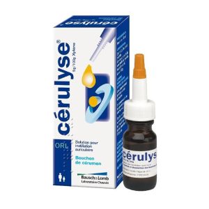 CERULYSE 5 g/100 g, solution pour instillation auriculaire 10ml