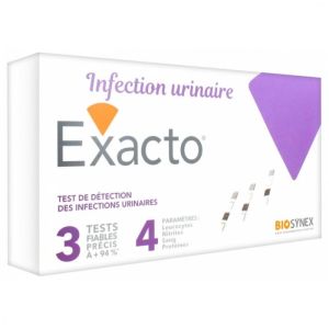 Test Infection Urinaire Exacto Boite de 3