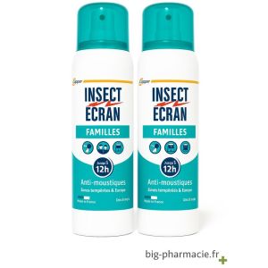 Insect écran, répulsif famille lot de 2