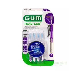 Gum Trav-ler brossettes 1512, iso3, lot de 4