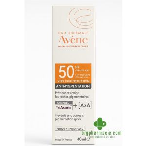 Avène Solaire Fluide Teinté Anti Pigmentation SPF50+ 40 ml