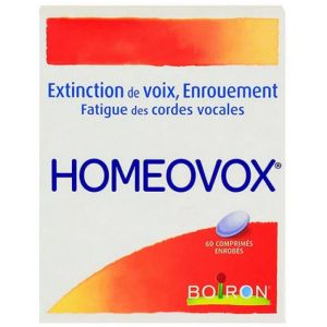 Homeovox, comprimés enrobés