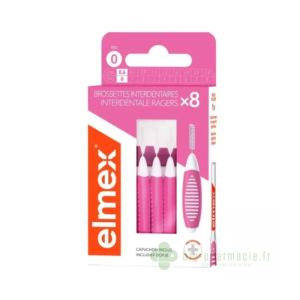 Elmex brossettes inetdentaires iso 0, lot de 8