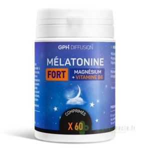 Mélatonine Fort Magnésium Vitamine B6 - 60 comprimés