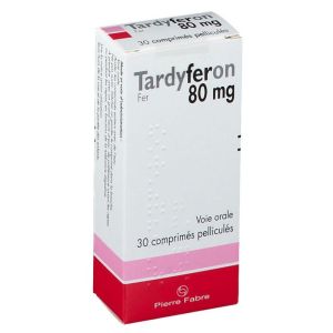 TARDYFERON 80 mg, comprimé pelliculé