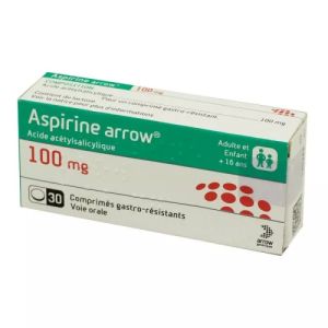 ASPIRINE ARROW 100 mg, comprimé gastro-résistant