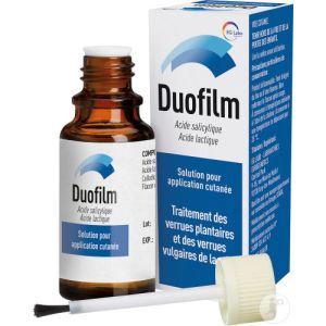 DUOFILM, solution pour application cutanée