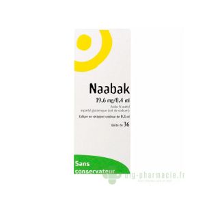 NAABAK 19,6 mg/0,4 ml collyre en récipient unidose x36
