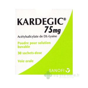Kardegic 75mg Pdr Sbuv 30sach