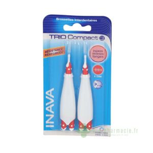 Inava Brossettes trio compact rouge