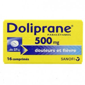 Doliprane 500 mg 16 comprimés