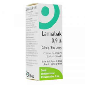 LARMABAK 0,9% collyre 10ml