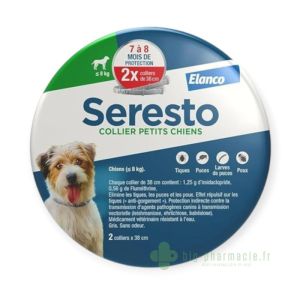 Seresto Collier Petit Chien boite de 2 colliers