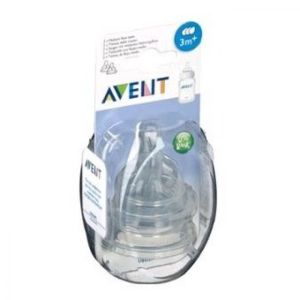 Avent Tetines Debit Variable x2 3m+