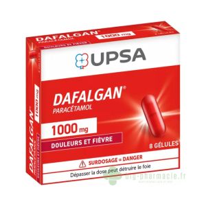 Dafalgan 1000mg boite de 8 gélules