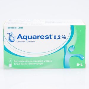 AQUAREST 0,2 %, gel opthalmique en récipient unidose x60