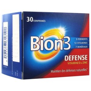 Bion 3 Défense Adulte 30 comprimés