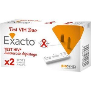 Autotest VIH Biosynex lot de 2