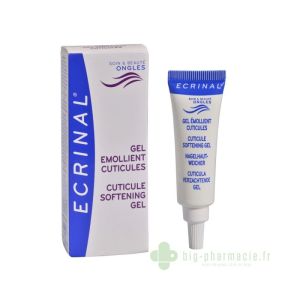 Ecrinal, gel émollient cuticules 10mL