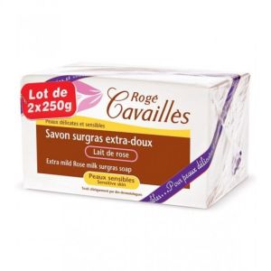 Cavailles Savon Pain Lait Rose X2