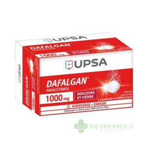 Dafalgan 1g Effervescent 8 comprimés