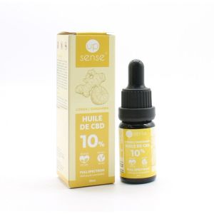 CBD Upsense 10% Full spectrum 10ml citron gingembre