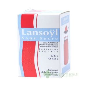Lansoyl Sans Sucre Gel Oral Framboise 215g