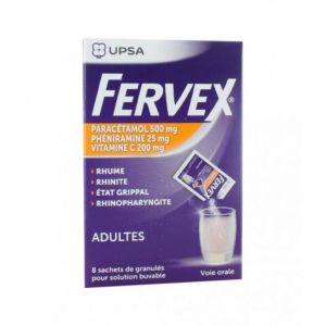 FERVEX ADULTES granulés pour solution buvable en sachet