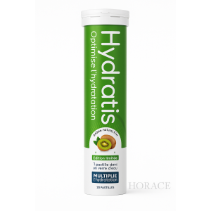 hydratis arome kiwi 20 pastilles effervescentes
