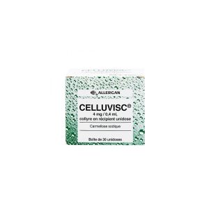 CELLUVISC 4 mg/0,4 ml, collyre en récipient unidose x30