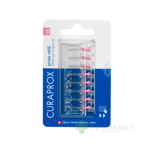 Curaprox prime refill CPS 08, lot de 8 recharges