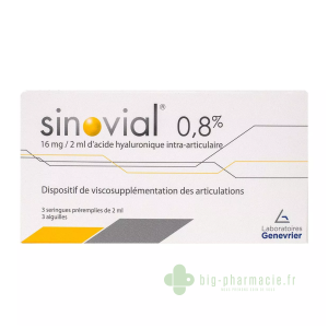 Sinovial 0,8 % 2ml 3 injections