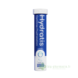 Hydratis Pastille Hydratation Saveur neutre – Électrolytes & Oligoéléments Essentiels