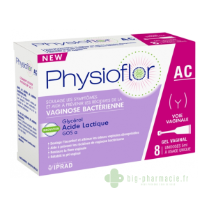 Physioflor Acidifiant Gel Unidose boite de 8