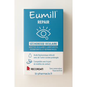 Eumill repair gouttes ophtalmiques secheresse oculaire