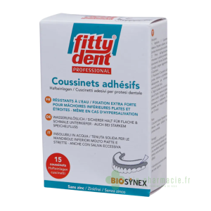 Fittydent Coussinets De Fixations Adhesifs  boite de 15
