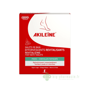 Akileïne Galets de bain effervescents revitalisants