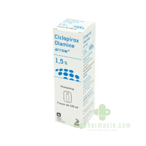 Ciclopirox Olamine Arrow Shampooing 1,5 %, Flacon 100 ml