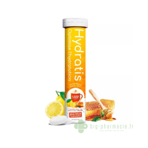 Hydratis Pastille Hydratation Saveur Miel Citron – Électrolytes & Oligoéléments Essentiels